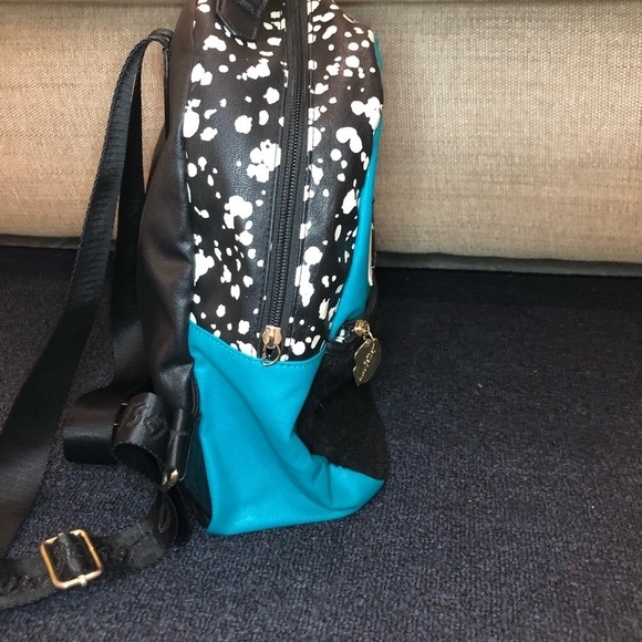 Betsey Johnson Blue & Black Mini Backpack main image 15